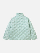 Wintermantel mit Kordelzug und Etikett